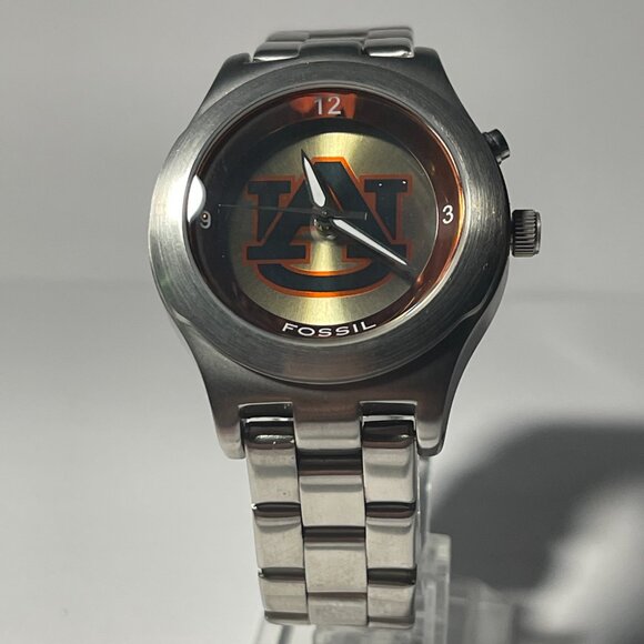 Auburn Tigers NCAA Stainless-Steel Kaleido Watch by Fossil NEW (RARE) - Picture 5 of 6